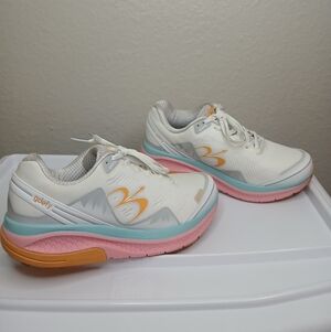 G-defy Gravity Defyer Mighty Walk white, pink, blue Womens size 7.5
